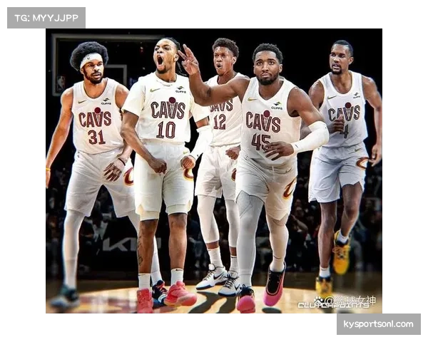 骑士加兰与阿伦执行高位挡拆，助攻后者顺下完成双手暴扣